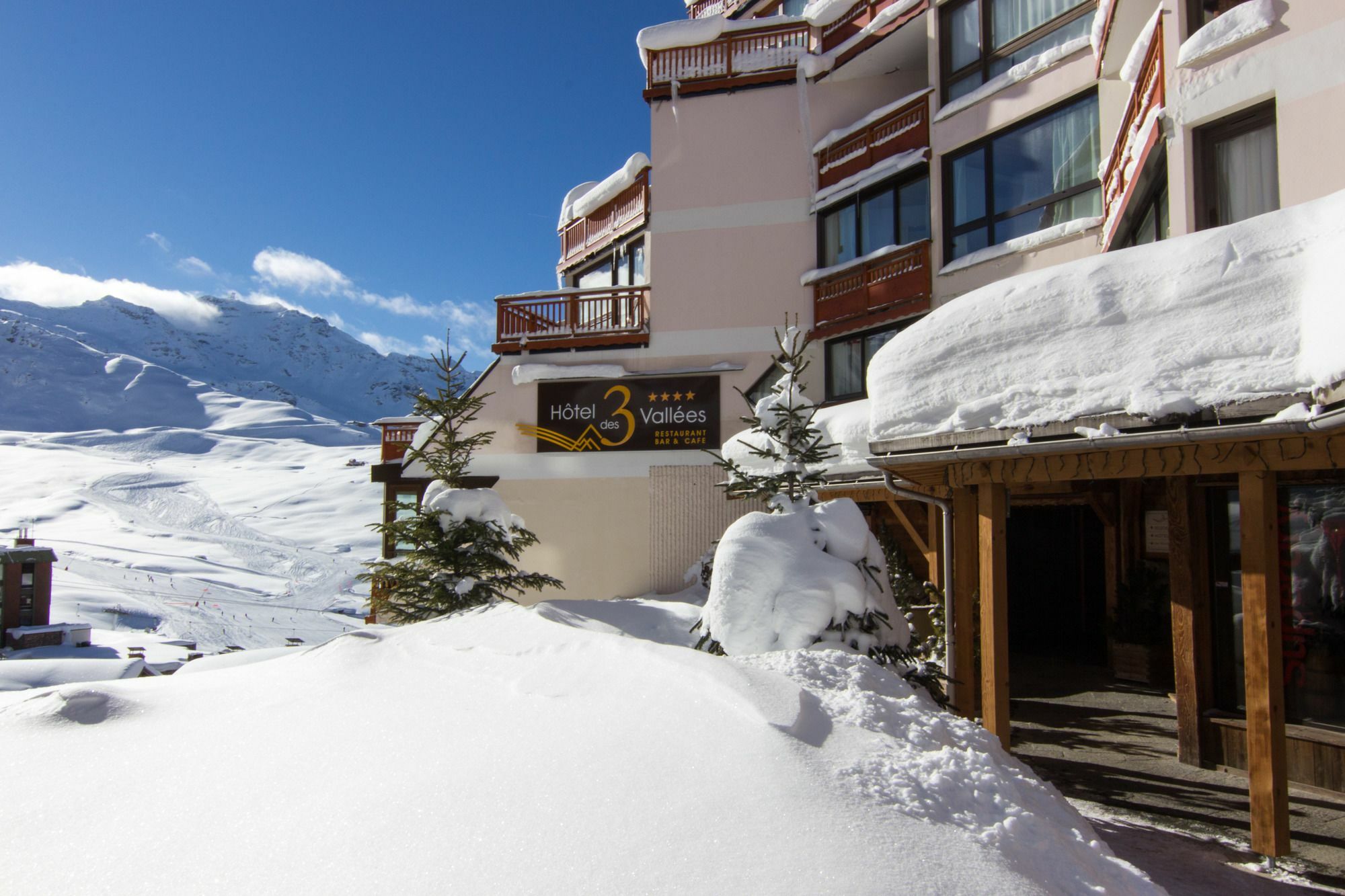 Hotel Des 3 Vallées Val Thorens Exterior foto
